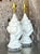 Hollywood Regency Vintage Coastal Glazed Ceramic Conch Lamps - a Pair For Sale - Image 3 of 6