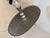 Silver Polished Aluminum Oval Pedestal Side Table With Sculptural Tripod Base For Sale - Image 8 of 10
