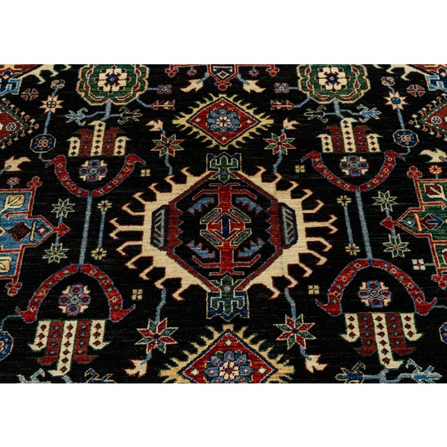 Oriental Handmade Rug 8'11" x 12' For Sale - Image 4 of 4