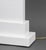 White Minimalist White Painted Wood Table Lamps, Pair For Sale - Image 8 of 8