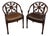 Pair of Theodore Alexander Regency Style Mahogany Armchairs With Leather Seats For Sale