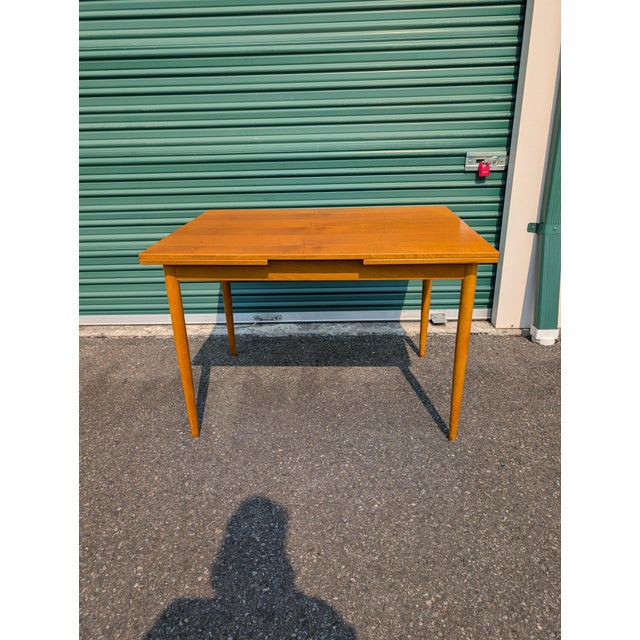 Edsby Edsbyverken 740 T Swedish MCM Teak Extendable Dining Table For Sale - Image 15 of 17