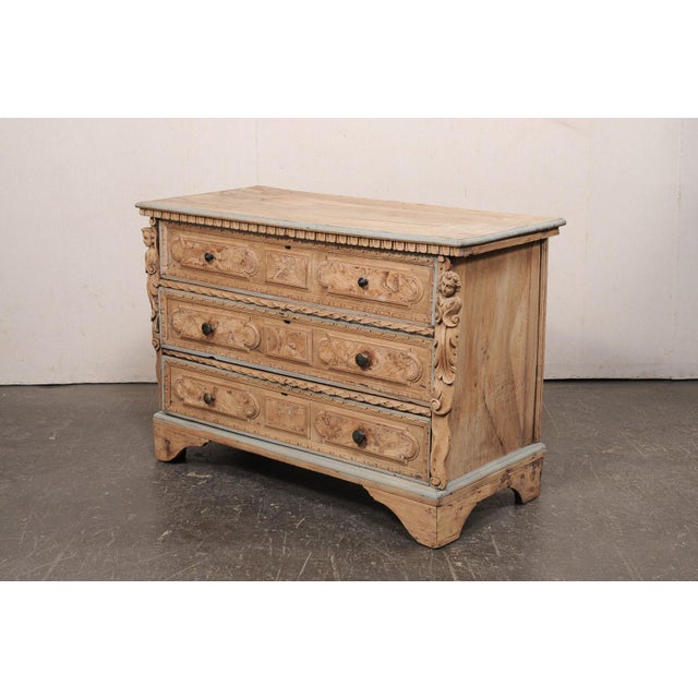 Tan Beautiful 18th C. Cassettiera W/ Putti For Sale - Image 8 of 12