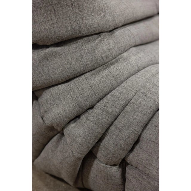 Timeless design from Michel Ducaroy in 1973 for Ligne Roset, newly reupholstered with soft goldenrod velvet in our...