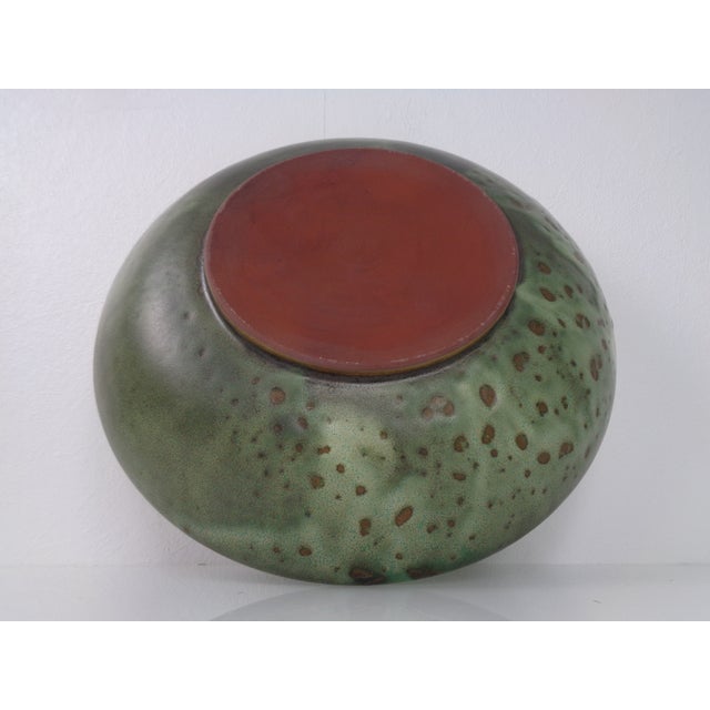 German Studio Ceramic Bowl by Monika Maetzel, 1960s For Sale - Image 12 of 16