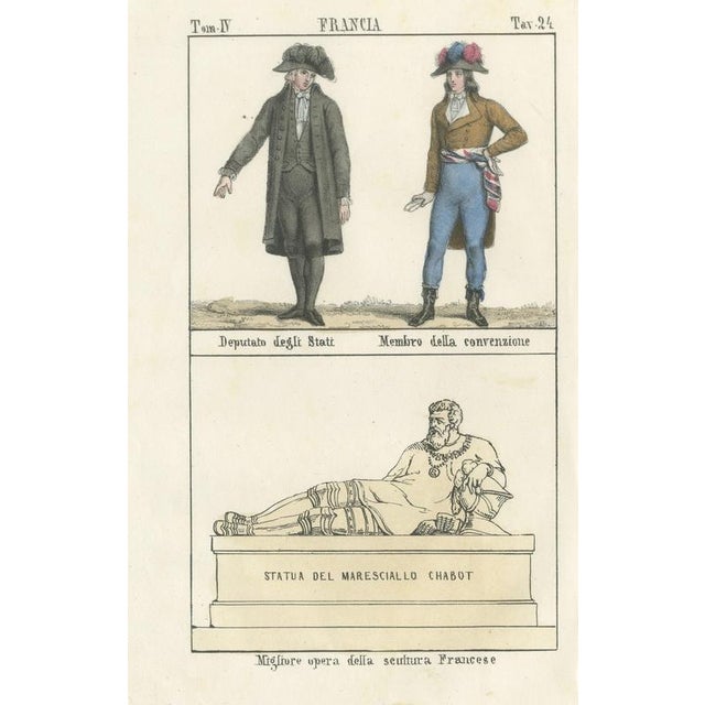 Black Deputy of the Estates, 1842, Paper For Sale - Image 8 of 8