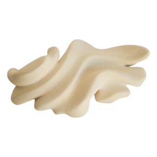 Ceramic Seeking Rhythm Sculpture in Stoneware Clay by Aleksandra Krasnopolska For Sale