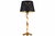 Onyx and Brass Column Table Lamp with Black Shade, 1950s For Sale - Image 10 of 10