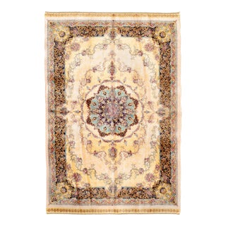Pasargad DC Exquisite Design Paris Palace Fine Power Loom v. Silk Rug For Sale