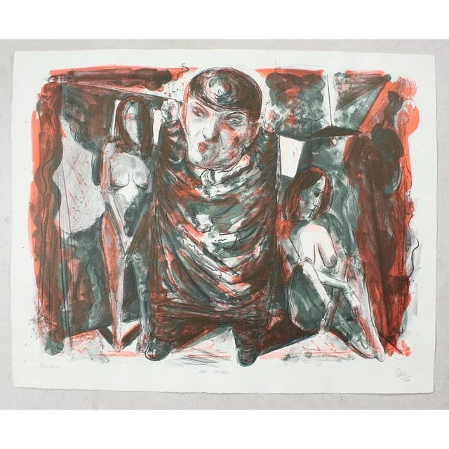 Hubertus Giebe, Der Zwerg, 2002, Lithograph For Sale - Image 9 of 9