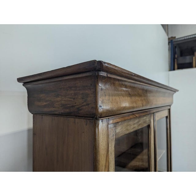 Louis Philippe Style Mahogany Bookcase For Sale - Image 4 of 6