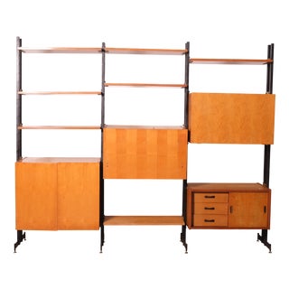 Vintage Freestanding Bookcase, Italy, 1960s For Sale