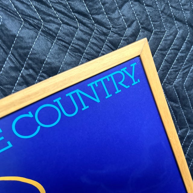 Vintage 1982 Jazz in the Wine Country Souverain Winery Geyserville California Framed Poster For Sale - Image 11 of 12