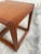 Mid Century Modern Teak Nesting Tables | Set of Two by Kai Kristiansen For Sale - Image 9 of 12