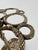 Art Nouveau Style Brass Umbrella and Walking Stick Stand with Intertwined Snakes, 1970s For Sale - Image 6 of 18