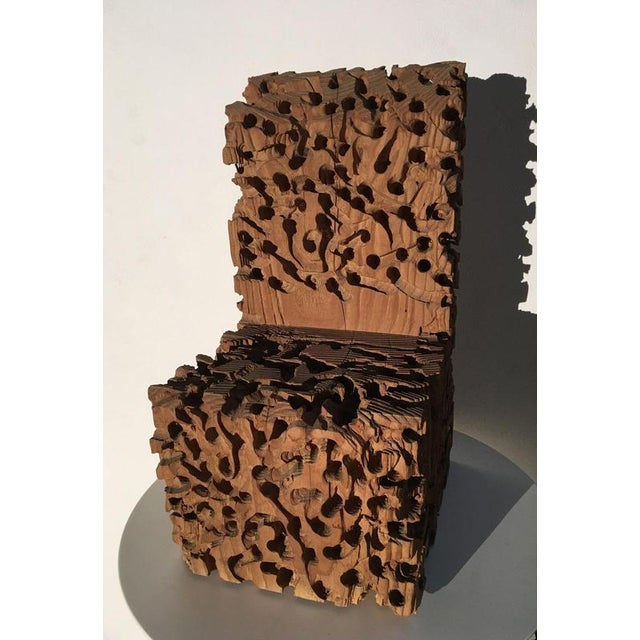 Urano Palma, Chair Sculpture, 1985, Wood For Sale - Image 3 of 18