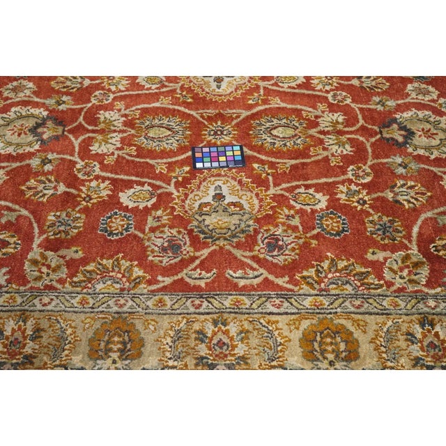 Indian Rug 6'1'' X 9'11'' For Sale - Image 9 of 10