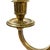 Brass Vintage Solid Brass 3-Arm Bouillotte Lamp - Made in Italy For Sale - Image 8 of 15