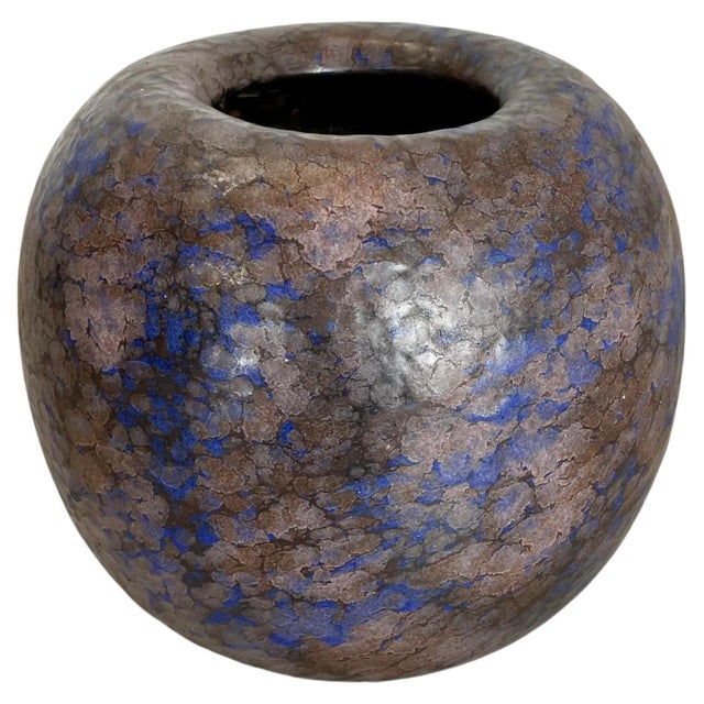 Fat Lava Multi-Color Pottery 802-2 Ball Vase from Ruscha, 1970s For Sale - Image 16 of 16