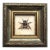Framed Insect Bee Fly Painting Original Vintage Style by Valeriya Serova For Sale