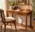 A beautifully refreshed vintage solid oak writing desk with wonderfully simple lines and a versatile compact footprint....