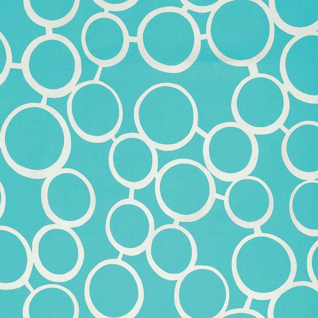 Sample- Schumacher X Trina Turk Sunglass Print Fabric in Pool For Sale