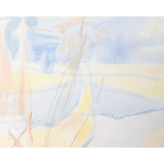 1960s 1967 “Altiplano” Oil on Board Painting Fritz Kackley For Sale - Image 5 of 9