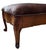 Wood 19th-Century French Carved Mahogany and Mohair Bench For Sale - Image 7 of 12
