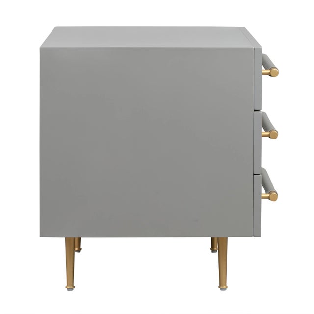Trident Grey Nightstand For Sale - Image 4 of 10