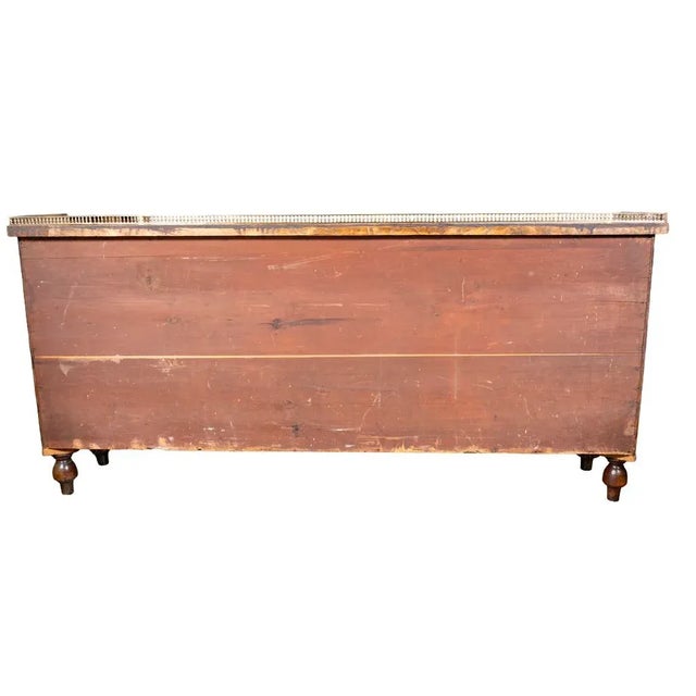 Brown Regency Mahogany Bowfront Credenza For Sale - Image 8 of 12