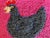 Vintage Hooked Wool Wall Hanging of a Rooster For Sale - Image 4 of 7