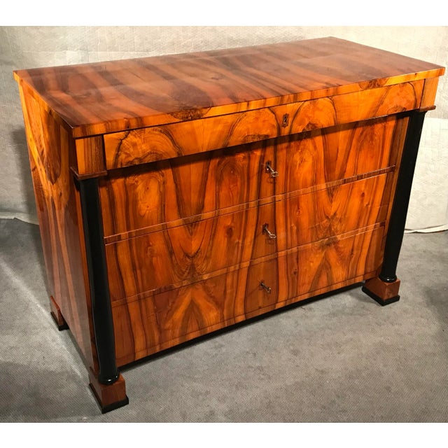 Biedermeier Walnut Dresser, 1820 For Sale In Boston - Image 6 of 8