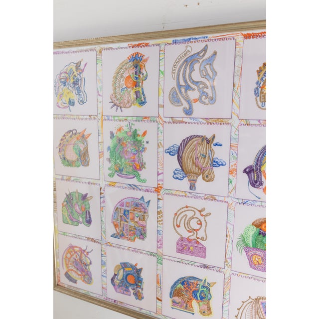 Framed Chevaloscope Hermes Scarf For Sale - Image 11 of 12