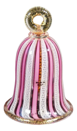 Bell in Murano Blown Glass from Zanfirico