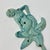 Verdigris 1970s Vintage Cast Iron Coastal Nautical Verdigris Mermaid Wall Hook. For Sale - Image 8 of 10