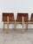 Italian Model 3T Chairs in Wood and Leather by Angelo Mangiarotti for Agapecasa, 2000s, Set of 8 For Sale - Image 10 of 18