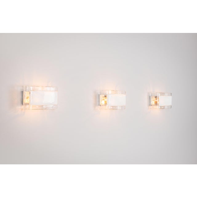 Wall Lamps in Murano Glass from La Murrina, 1980s, Set of 3 For Sale - Image 6 of 17