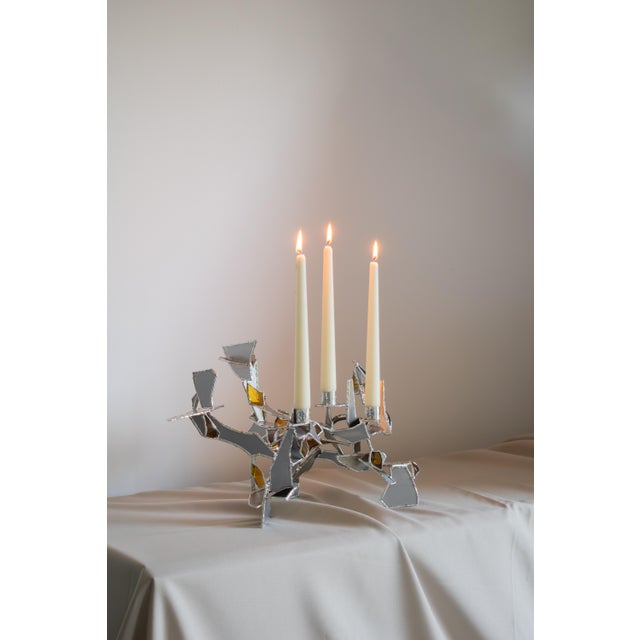 Orange Flying Low in the Attic Candleholder by Vincent Decat For Sale - Image 8 of 8