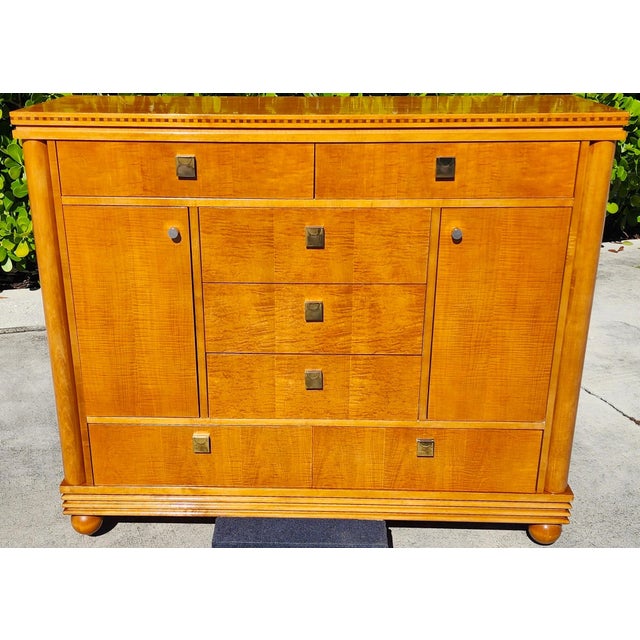 1980s Hickory White Genesis Collection Biedermeier Nightstand Side Table For Sale - Image 16 of 18