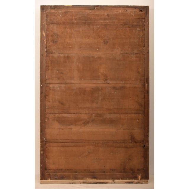 Antique Louis Philippe Gold Leaf Rectangular Wall Mirror with Avec Floral Motifs, 19th Century For Sale - Image 10 of 11