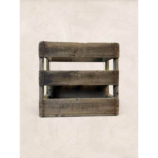 Vintage English Weston and Son LTD Herefordshire Cider Crate For Sale In Tampa - Image 6 of 8