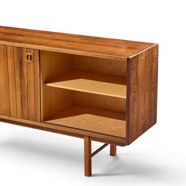 Wood Erik Wørts Ladoga Mid Century Swedish Rosewood Credenza For Sale - Image 7 of 10