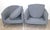 Mid-Century Modern Milo Baughman Barrel Back Club Chairs - a Pair For Sale - Image 3 of 13