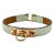 Hermes Brand New Rose Gold Rivale Mini Vert Fizz Mint Bracelet For Sale