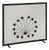 Fire Screen in Metal by Gunnar Ander, 1960s For Sale