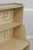 Pair Artist Signed Chinoiserie Style 2 Drawer Open Bookcases For Sale - Image 13 of 18