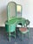 Vintage Distressed Mirrored Vanity and Chair For Sale - Image 9 of 12