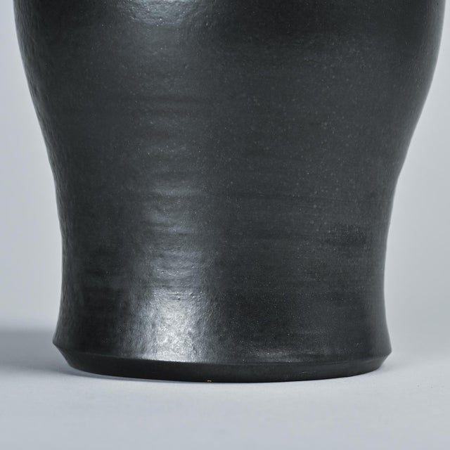 Large vase by Robert and Jean Cloutier, twin brothers masters of French ceramics, famous for their vibrant and imaginative...