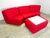 A stunning cozy, comfortable and flexible 4-piece modular sofa by John Mascheroni for Vecta Contract Corp. Set includes...