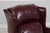 Burgundy Pennsylvania House Burgundy Leather Wing Chair For Sale - Image 8 of 16